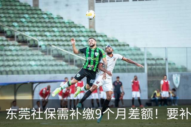 东莞社保需补缴9个月差额！要补多少钱？